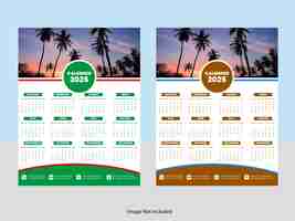 Vector creative new callender design template