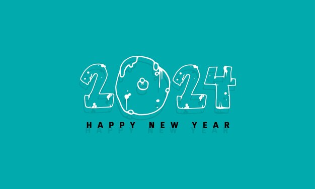 Vector creative new year 2024