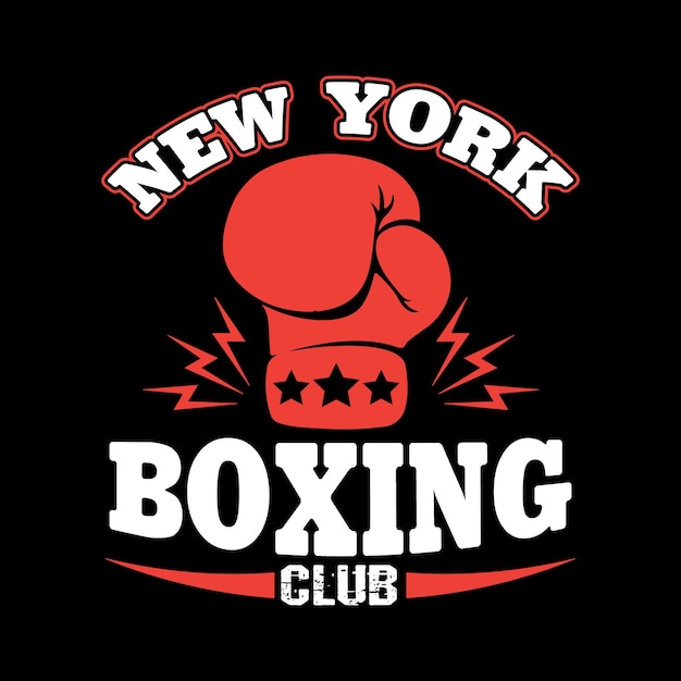 Creative New York Boxing Club Geweldig T-shirt