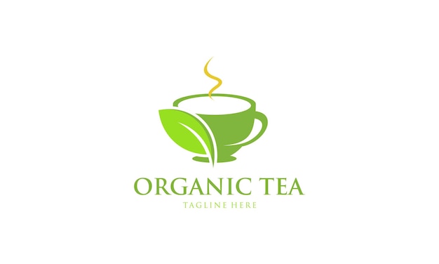 Creative Organic Green Tea Logo Design