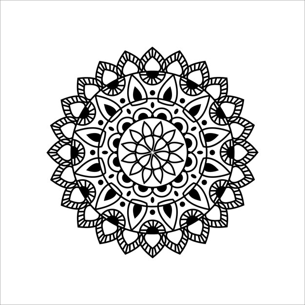 Creative Outline Mandala