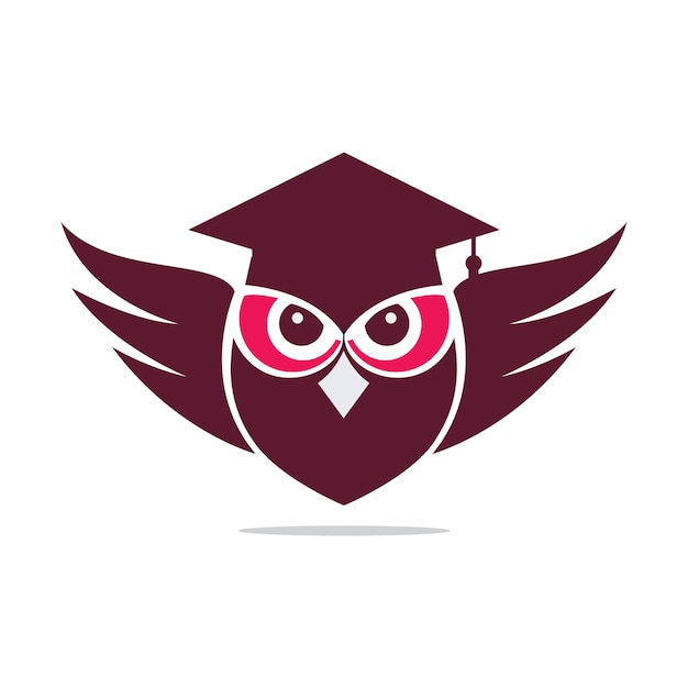 Creative of owl home logo design with cool line art style
