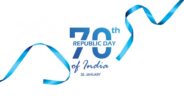 Creative poster, banner or flyer for republic day of india