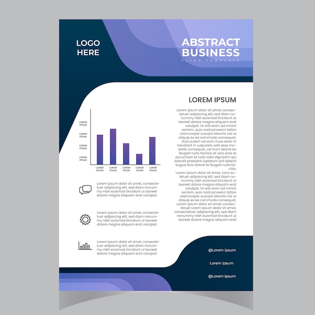 Creative professional a4 flyer flyer template layout design business flyer Business brochure flye