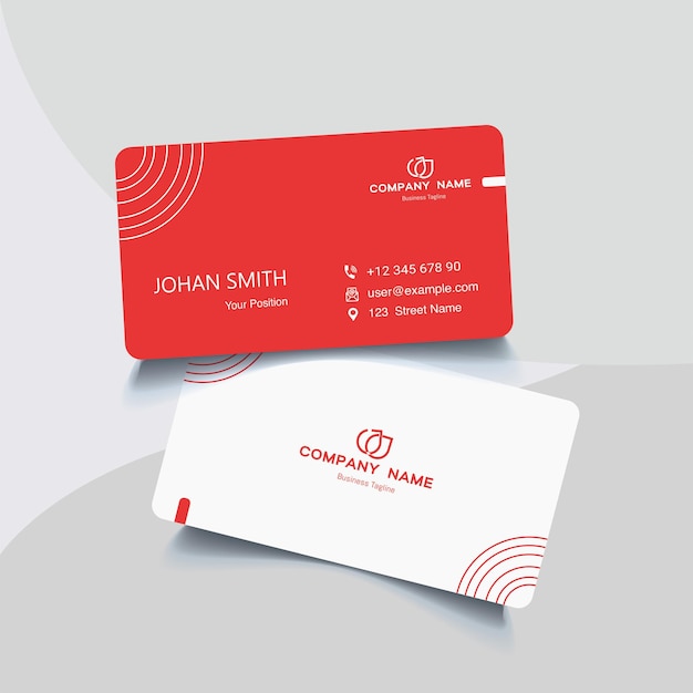 Vector creative and professional business card design for any business