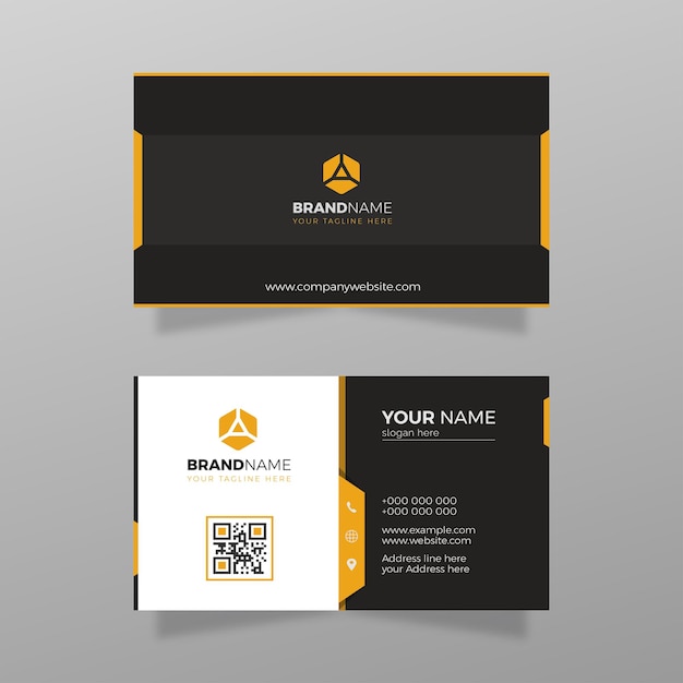 Creative and professional business card design template