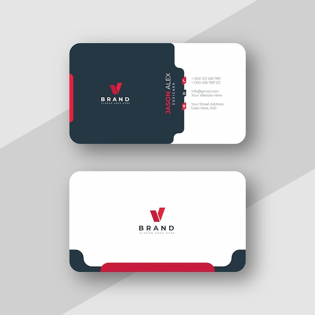 Creative professional business card template design