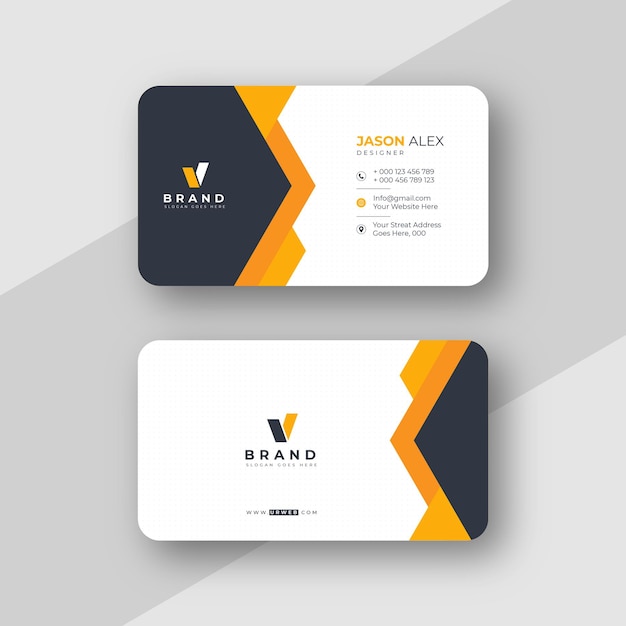 Creative professional business card template design