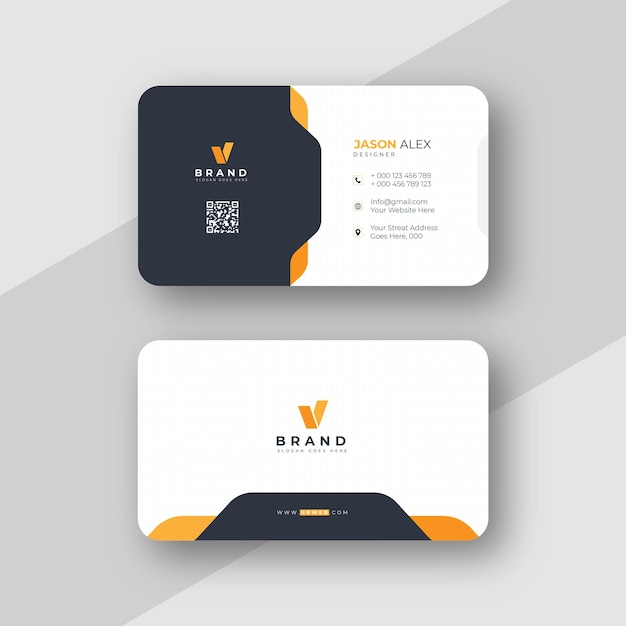 Creative professional business card template design