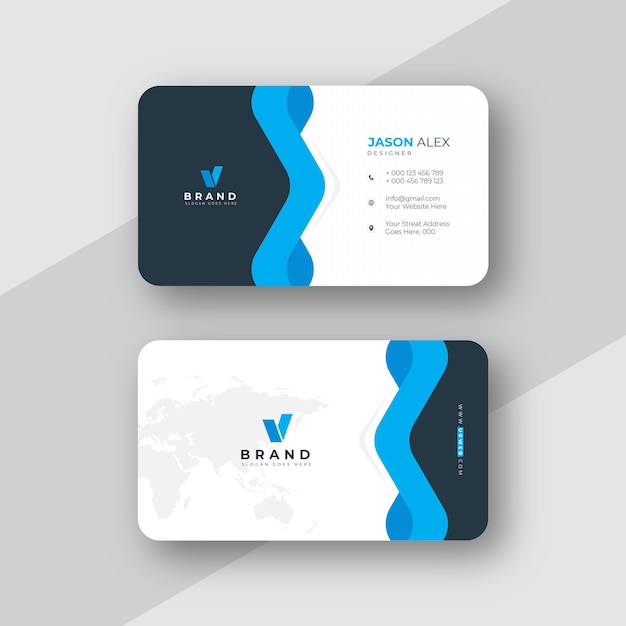 Creative professional business card template design