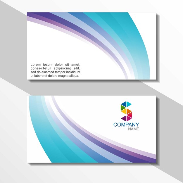 Creative and professional business card template design