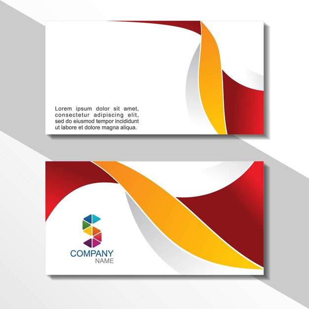 Creative and professional business card template design