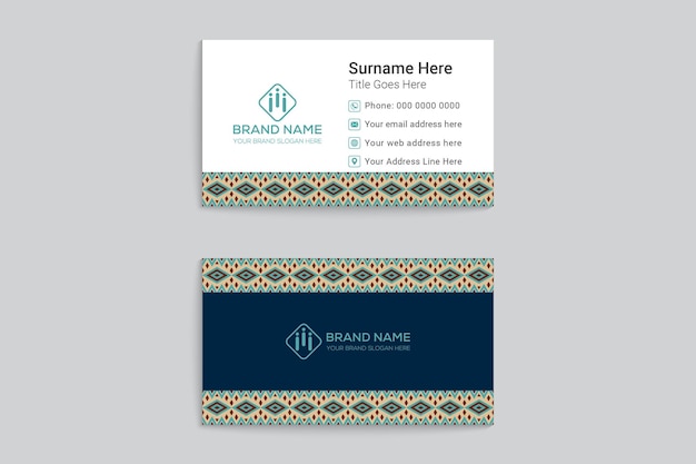 Creative and professional business card template