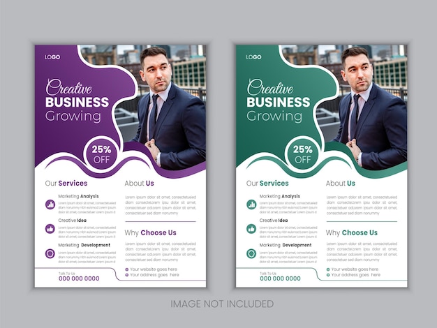 creative professional business flyer design