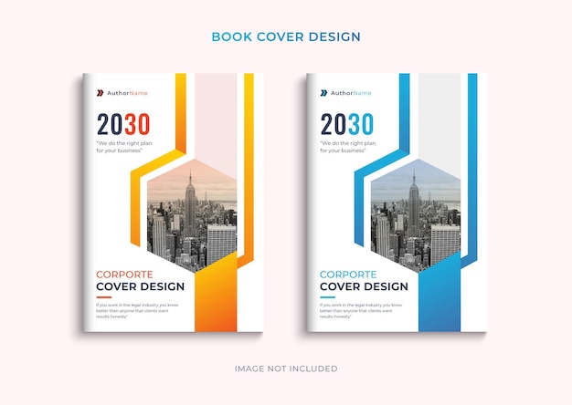 Modello di set di design per copertine di libri aziendali aziendali professionali creativi