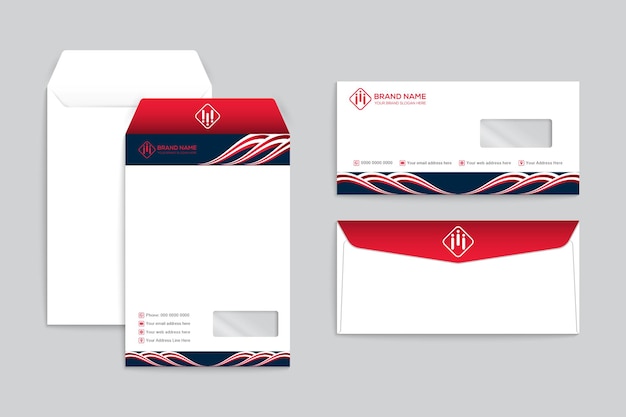 Creative and professional envelope template