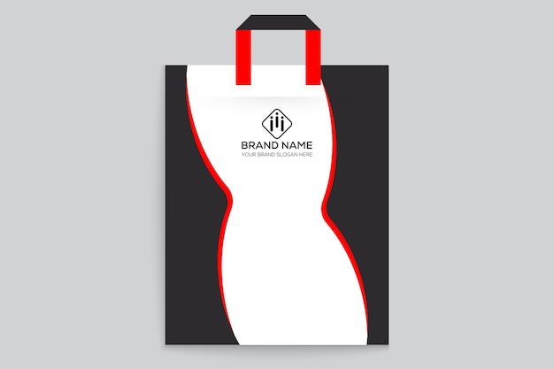 Creative and professional shopping bag template