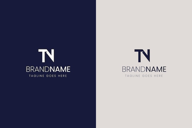 Creative professional tn logo template