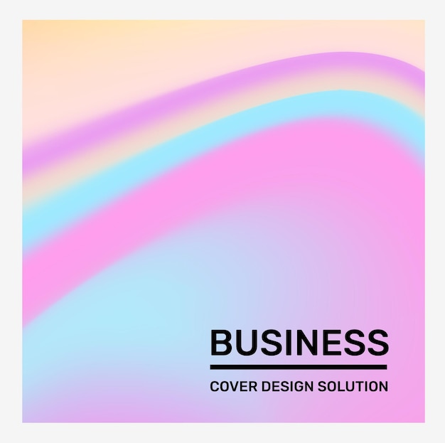 Creative rainbow color business abstract gradient illustration. abstraction background