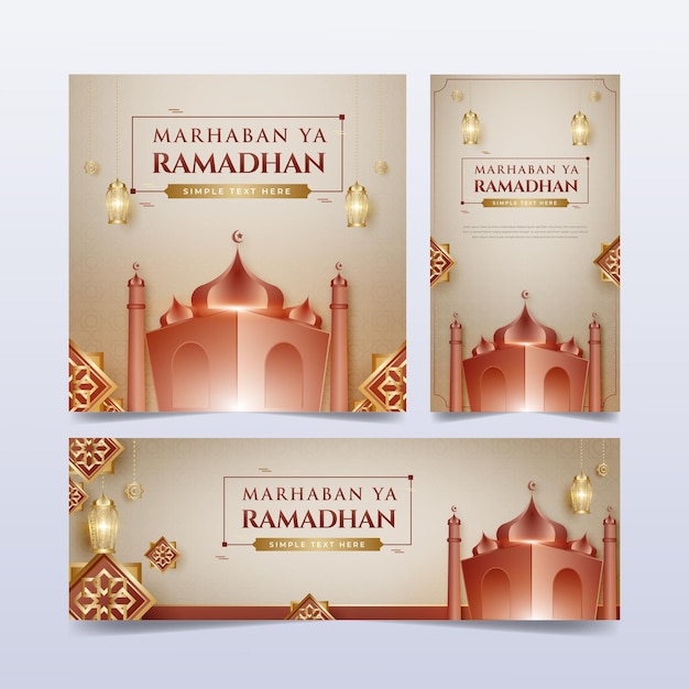 Creative ramadhan social media posts