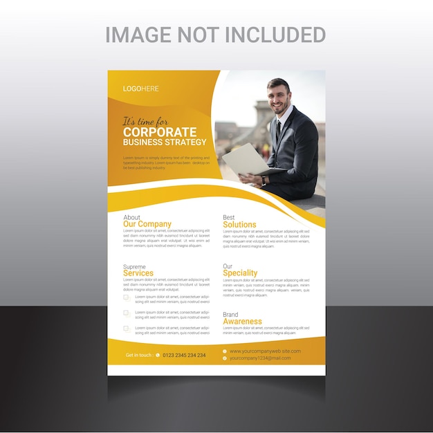 Creative real estate business flyer desing