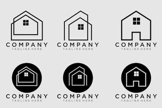 Creative Real Estate Logo Design. House Logo Design. Real Estate Vector Icon