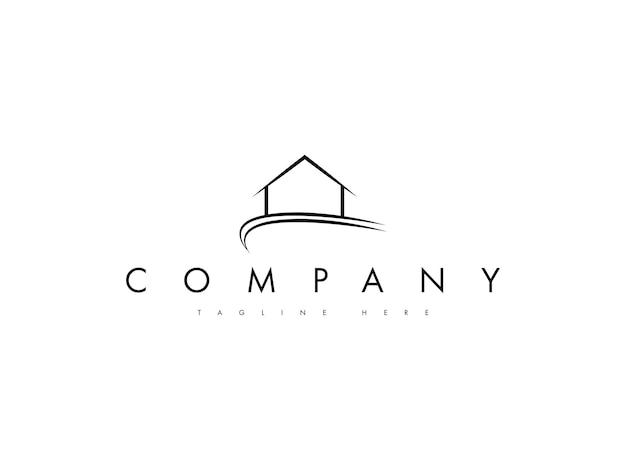 Vector creative real estate property logo design