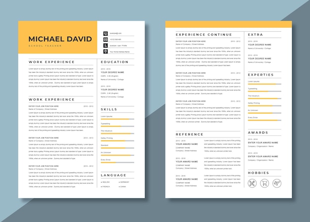 Creative resume