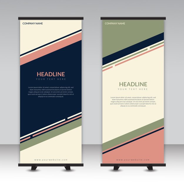 Creative Roll Up Banner Design