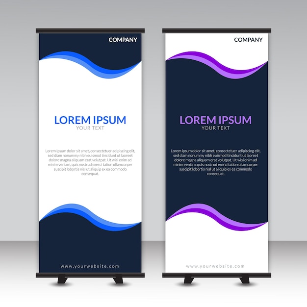 Creativo rimboccarsi banner design