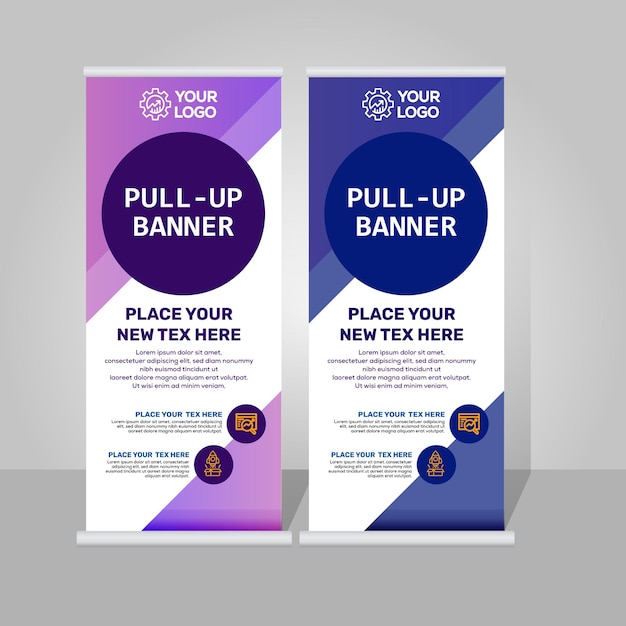 creative roll up banner design