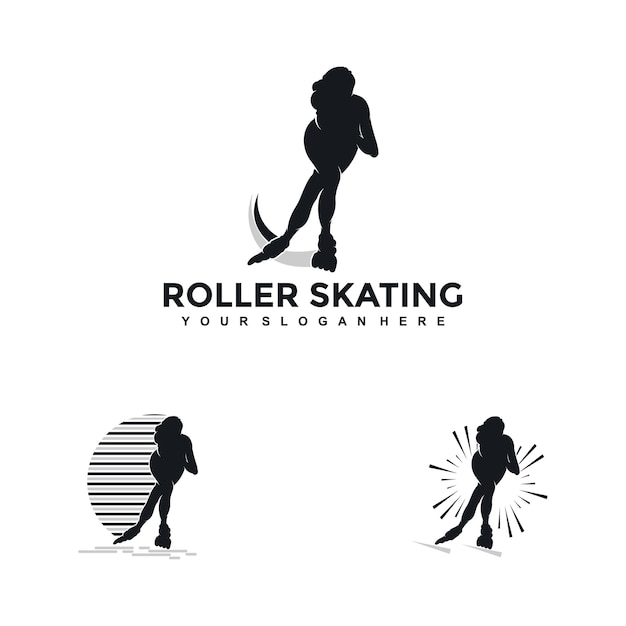 Creative roller skating design concepts  illustrations  vectors