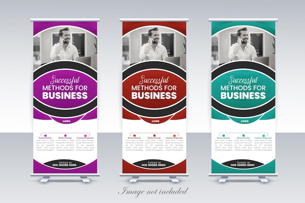 creative rollup banner for your corporate business and company