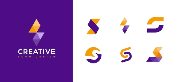 Creative s logo set template