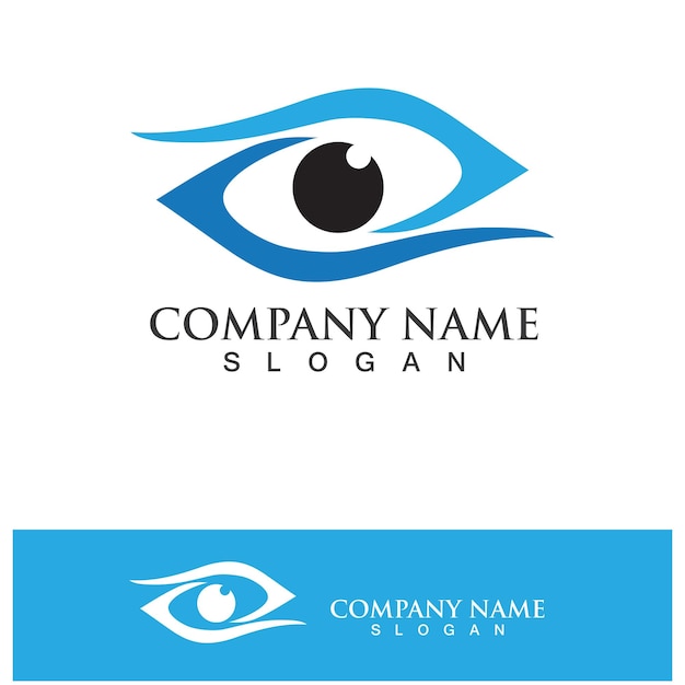 Creative Shield Eye Vision Logo Design Symbool Vectorillustratie