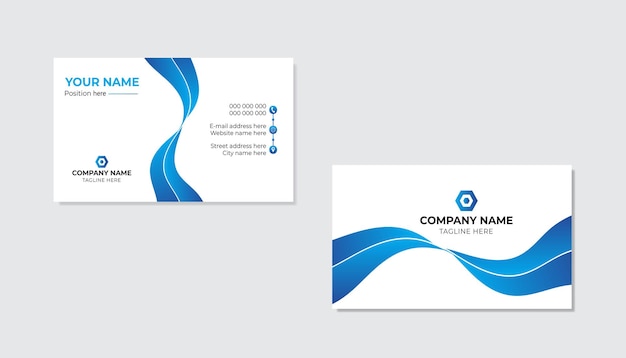 Creative simple business card design