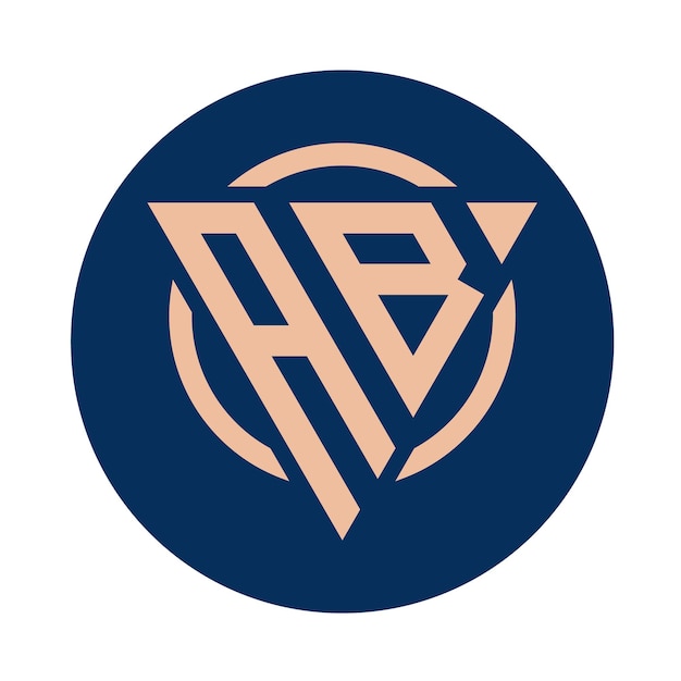 Vector creative simple initial letters ab logo designs bundle