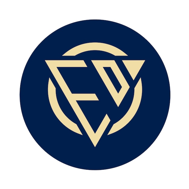Креативные простые первоначальные монограммы EO логотипа