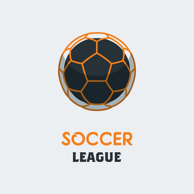 creative soccer ball - logo template