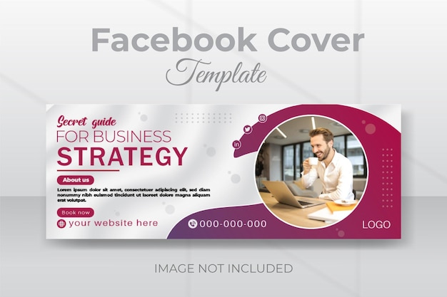 Creative social media facebook cover or instagram web banner template