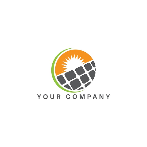 Creative solar energy logo design icon. Solar logo . Energy logo.
