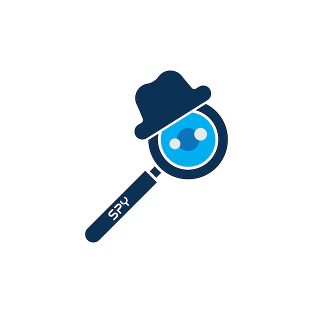 Creative spy logo and vector icon image