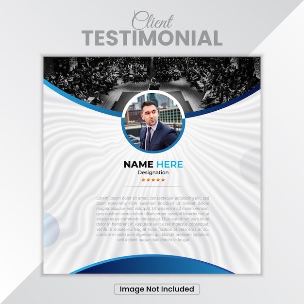 Vector creative testimonial quote infographic template quote testimonial template