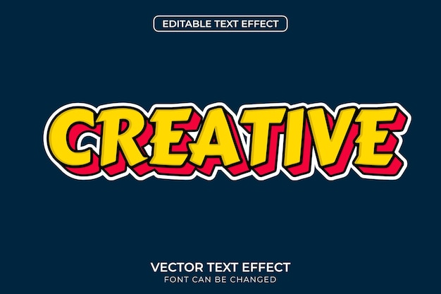 Creative text effect