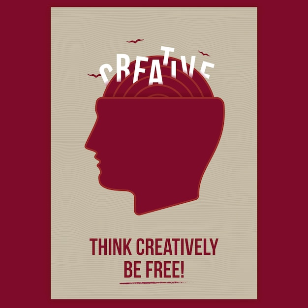 Creative Think Poster Design