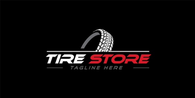 Creative tire logo tire store logo design vector illustration