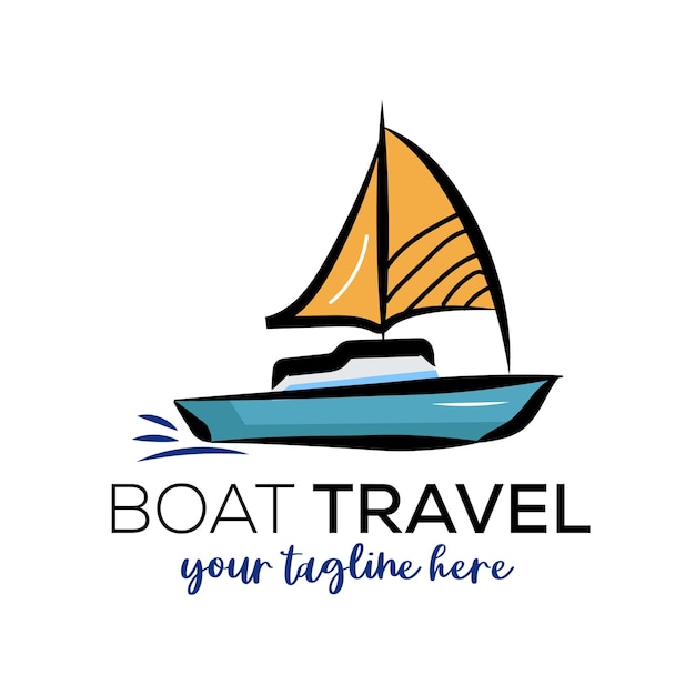 Logo di viaggio creativo