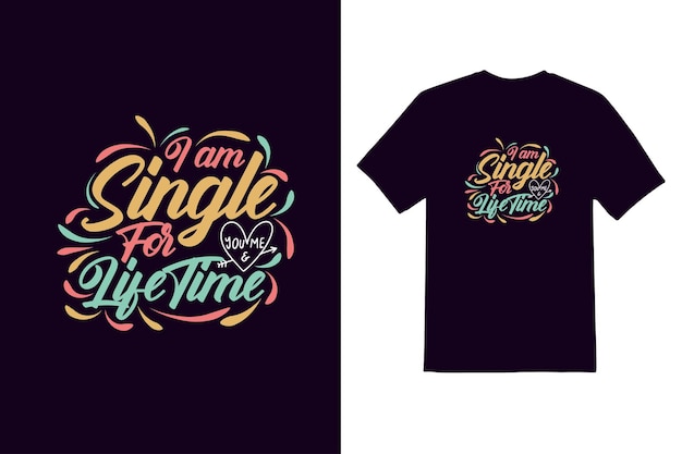 creative typography t shirt design template