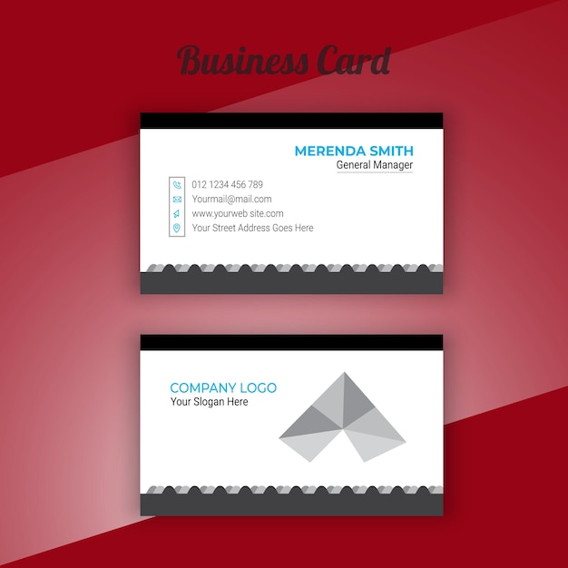 Creative unique business card design