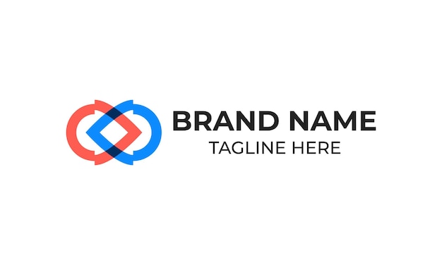 creative unique professional modern endless dynamic infinity logo for brand identity